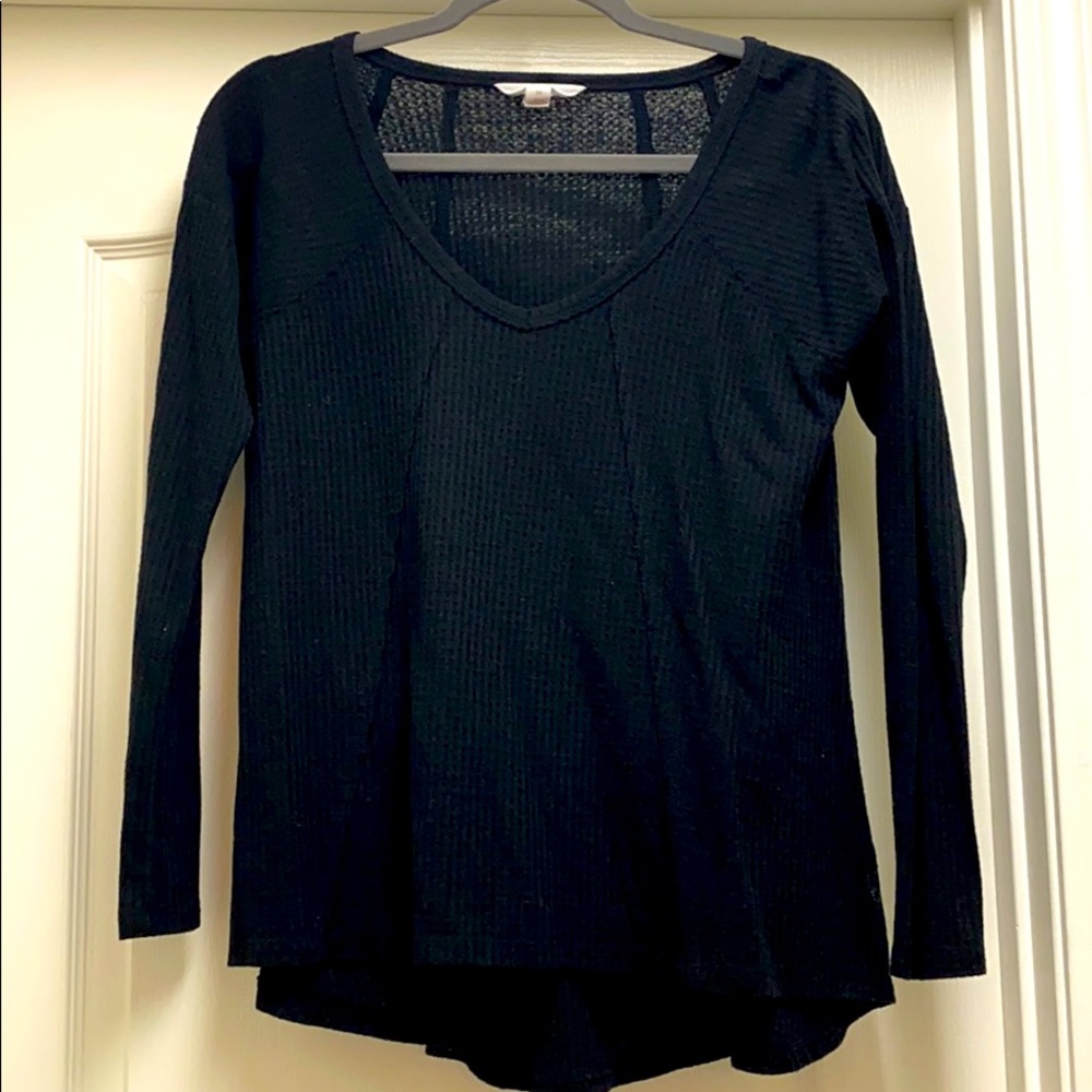 Black long sleeve thermal